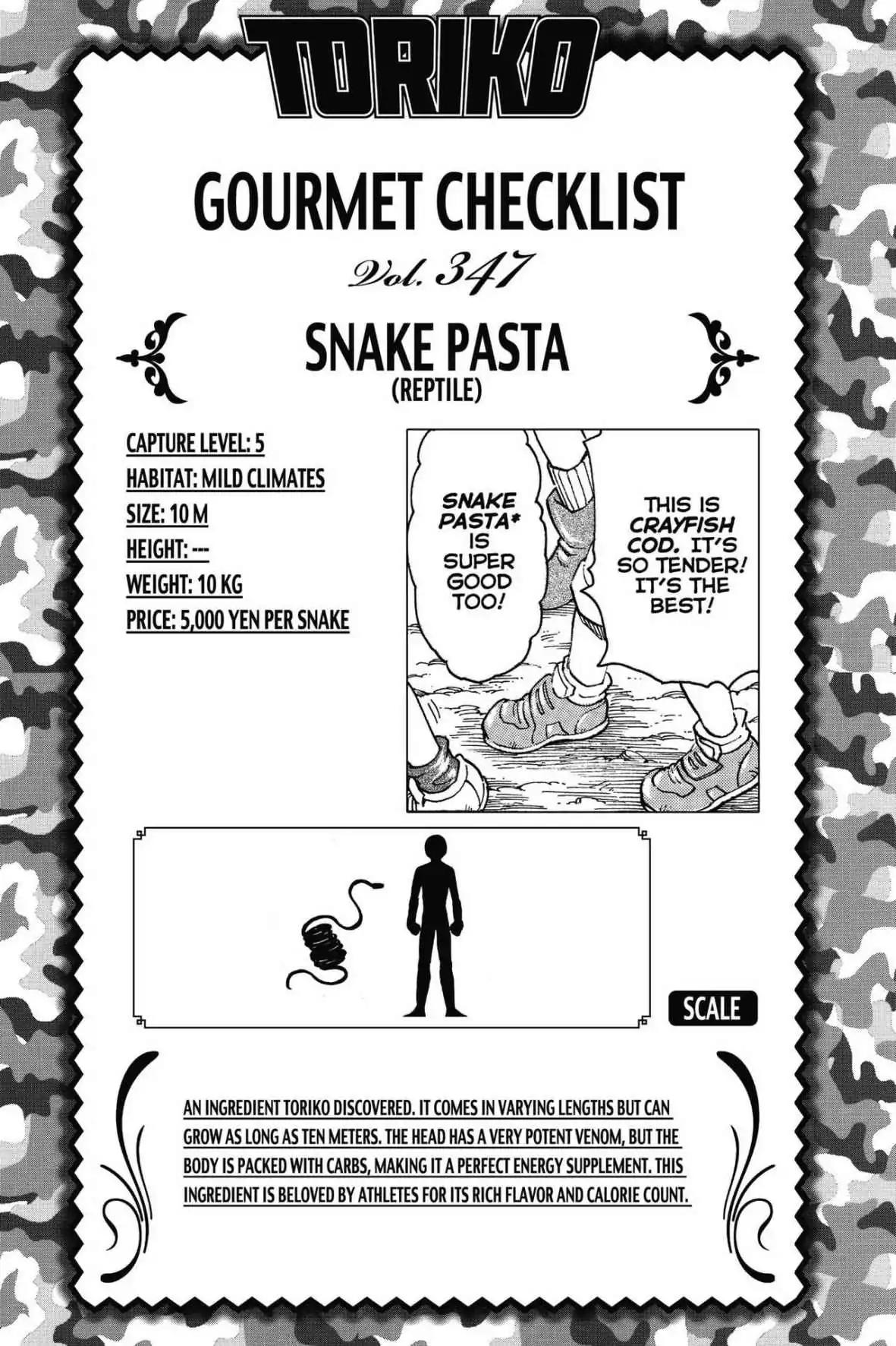 Toriko Chapter 320 page 20 - Chapter 320: Vol.35 Gourmet 320: Taste of the Food Treasure!!