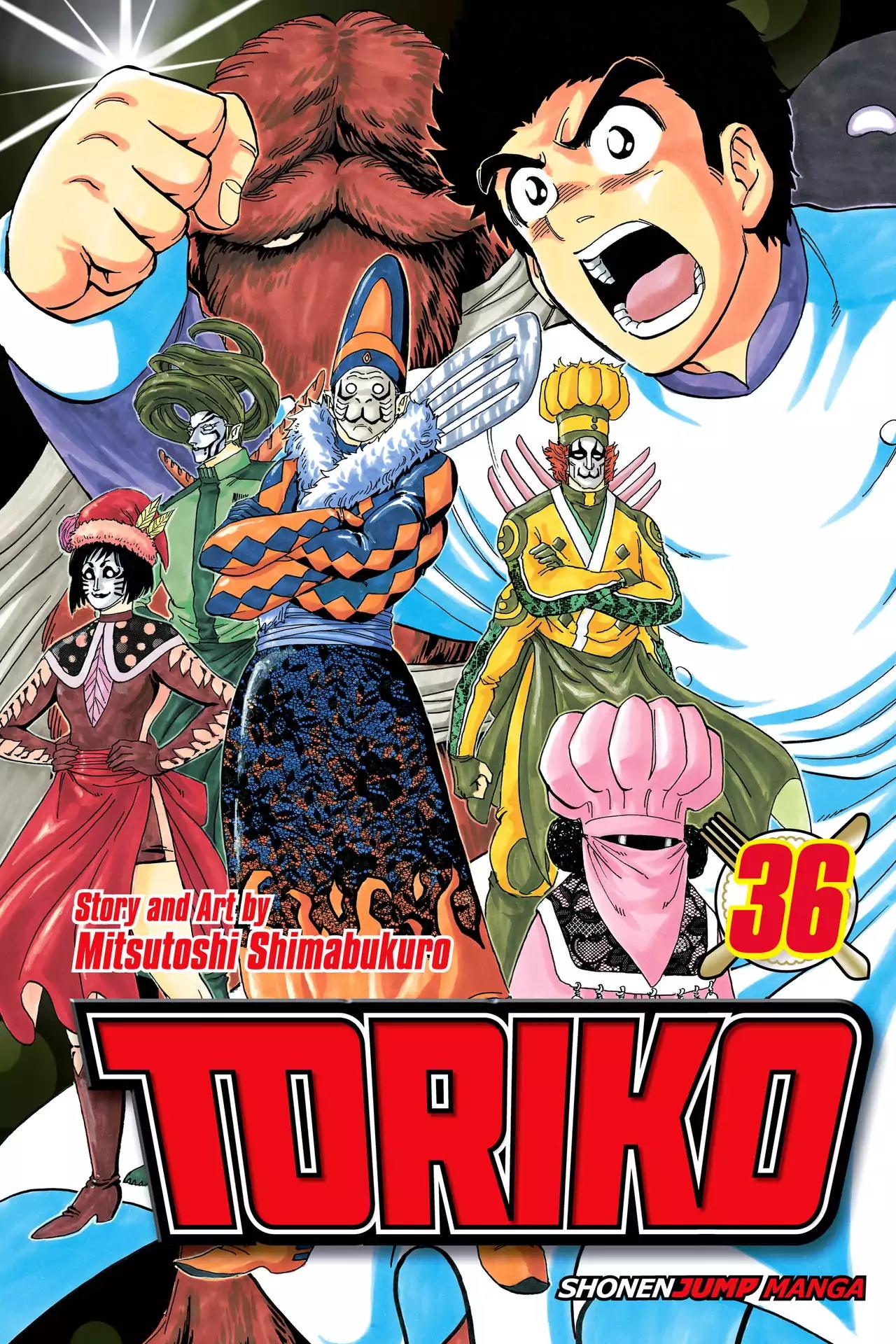 Toriko Chapter 321 page 1 - Chapter 321: Vol.36 Gourmet 321: Reunion Party!!