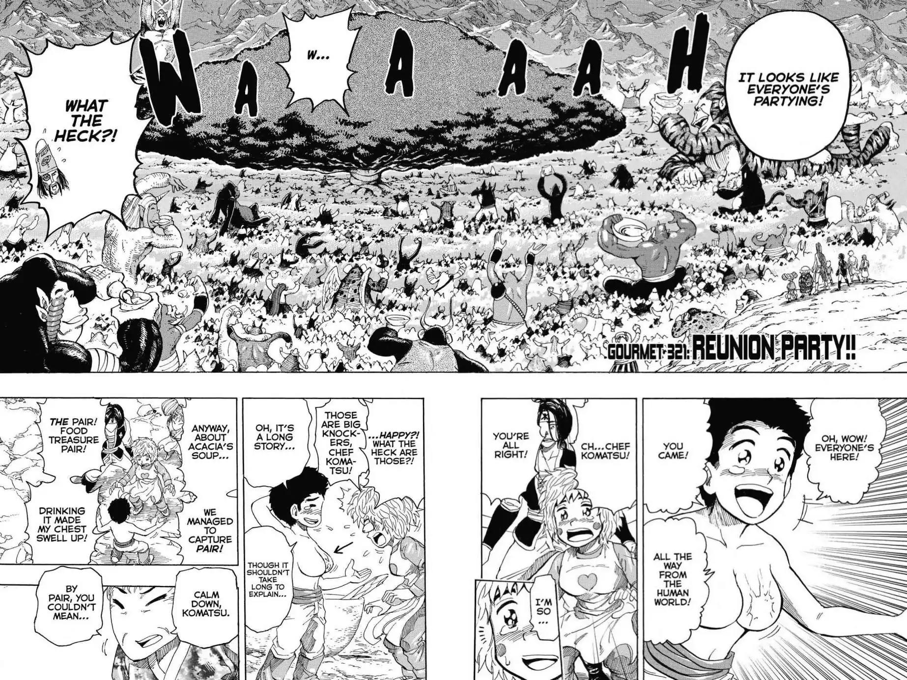Toriko Chapter 321 page 10 - Chapter 321: Vol.36 Gourmet 321: Reunion Party!!