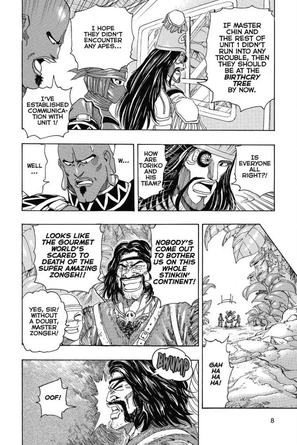 Toriko Chapter 321 page 8 - Chapter 321: Vol.36 Gourmet 321: Reunion Party!!