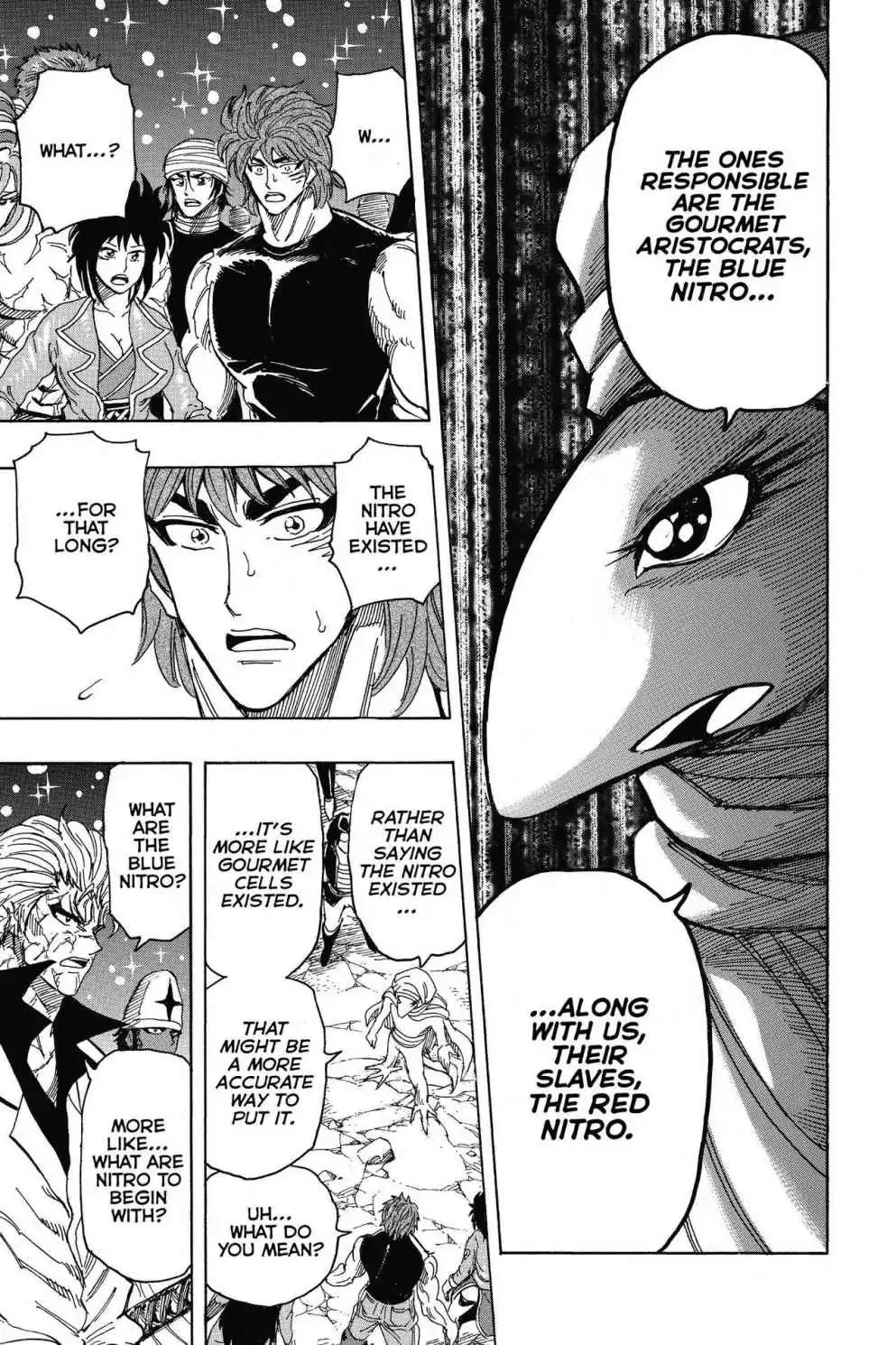 Toriko Chapter 323 page 7 - Chapter 323: Vol.36 Gourmet 323: Truth Behind the Nitro!!