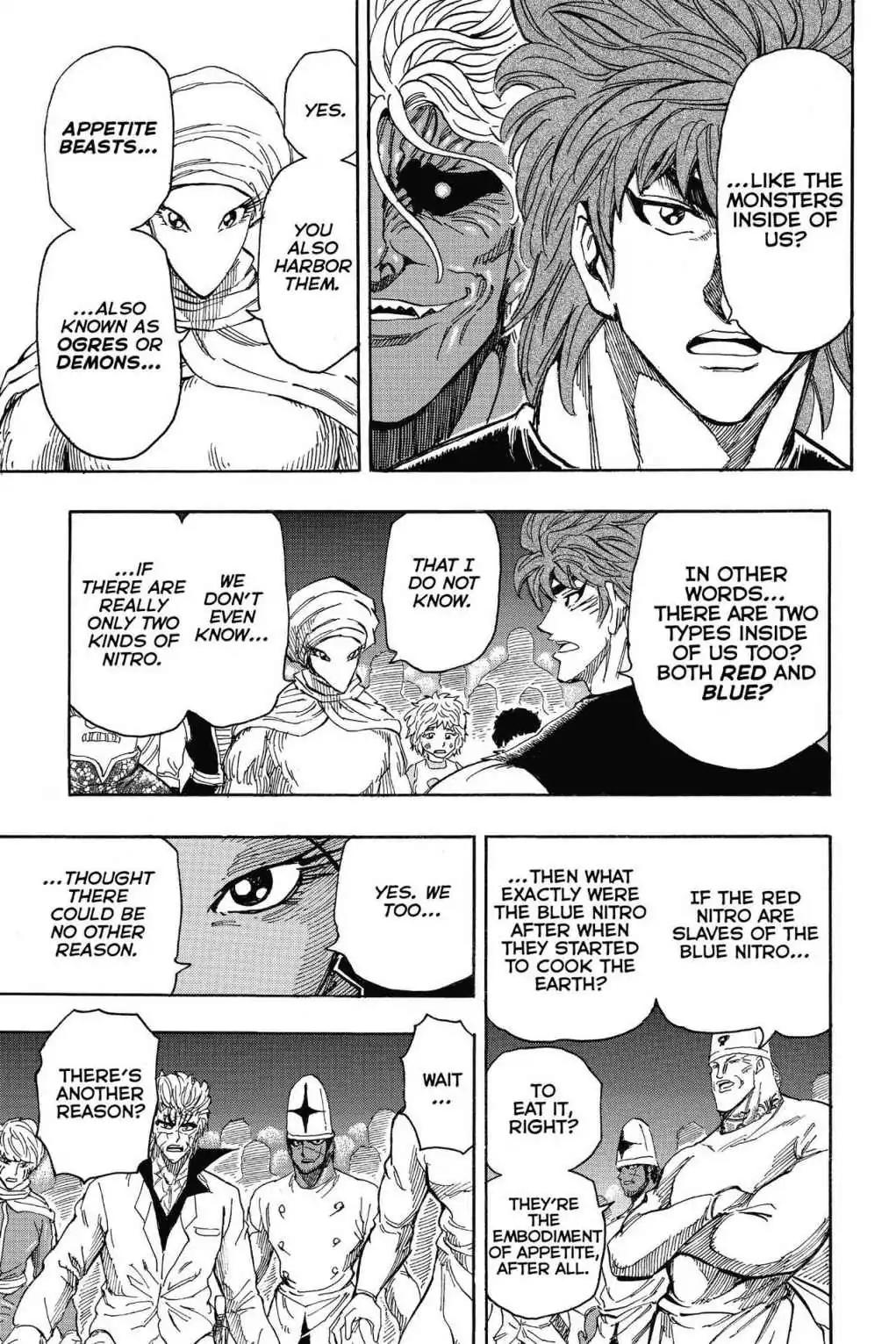 Toriko Chapter 323 page 9 - Chapter 323: Vol.36 Gourmet 323: Truth Behind the Nitro!!