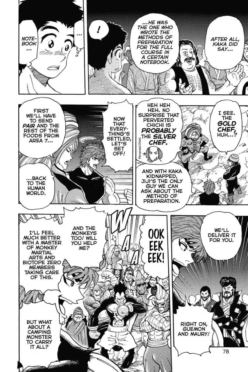 Toriko Chapter 324 page 12 - Chapter 324: Vol.36 Gourmet 324: Departure of Smiles!!