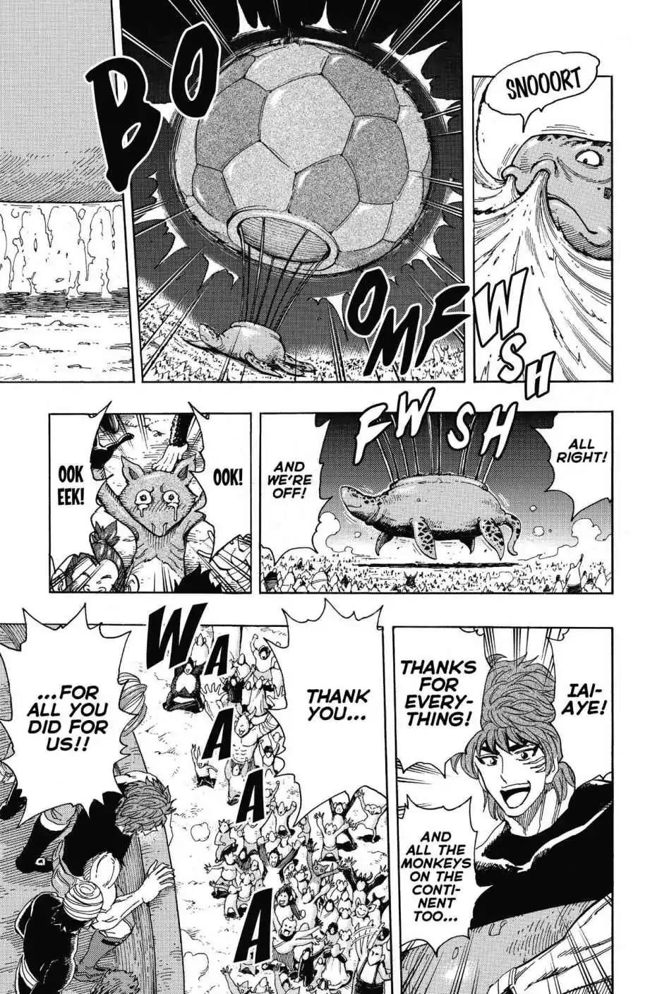 Toriko Chapter 324 page 17 - Chapter 324: Vol.36 Gourmet 324: Departure of Smiles!!