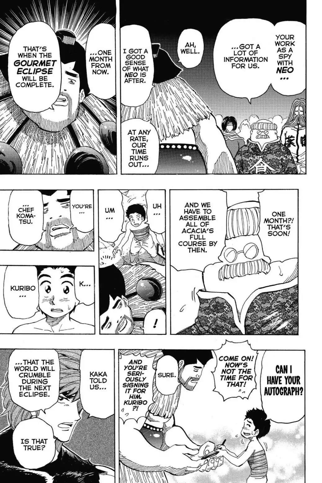 Toriko Chapter 324 page 3 - Chapter 324: Vol.36 Gourmet 324: Departure of Smiles!!