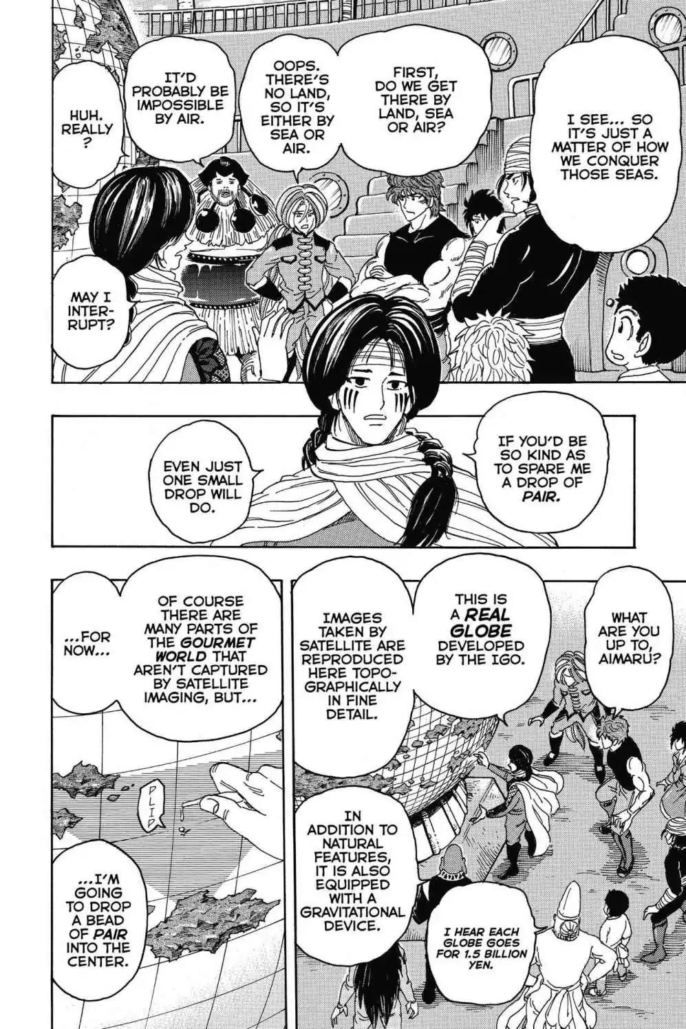 Toriko Chapter 325 page 4 - Chapter 325: Vol.36 Gourmet 325: Rampaging Direct Hit!!