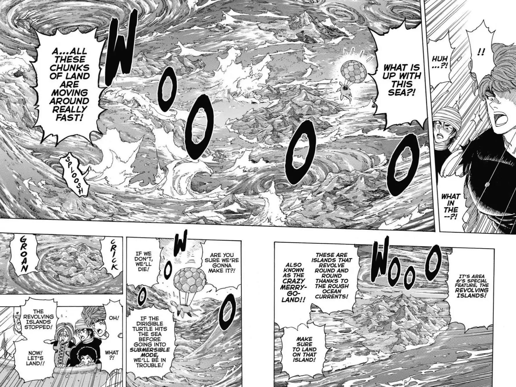 Toriko Chapter 325 page 9 - Chapter 325: Vol.36 Gourmet 325: Rampaging Direct Hit!!
