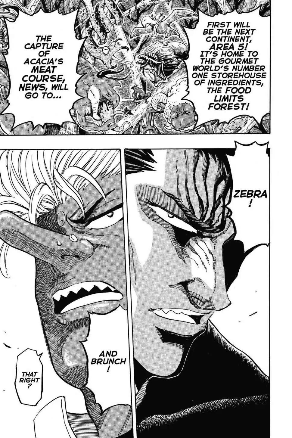 Toriko Chapter 326 page 15 - Chapter 326: Vol.36 Gourmet 326: Unexpected Combos!!