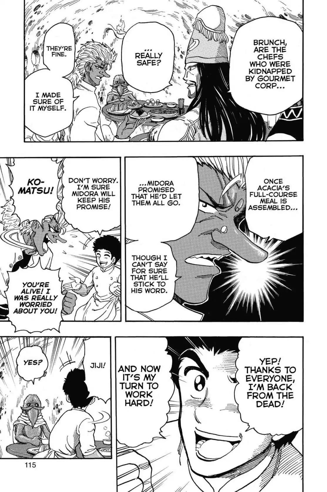 Toriko Chapter 326 page 9 - Chapter 326: Vol.36 Gourmet 326: Unexpected Combos!!