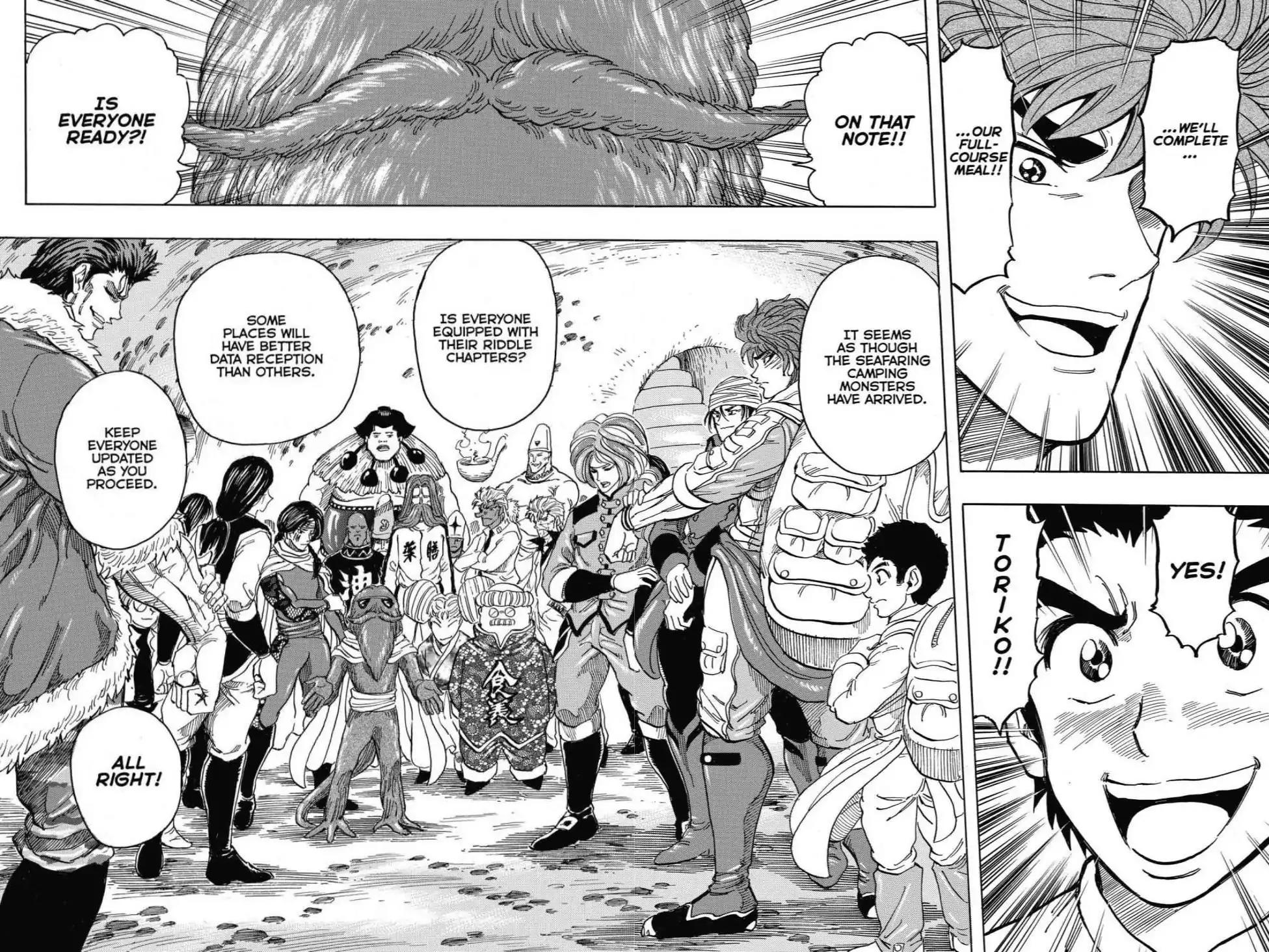 Toriko Chapter 327 page 4 - Chapter 327: Vol.36 Gourmet 327: Deployment!!