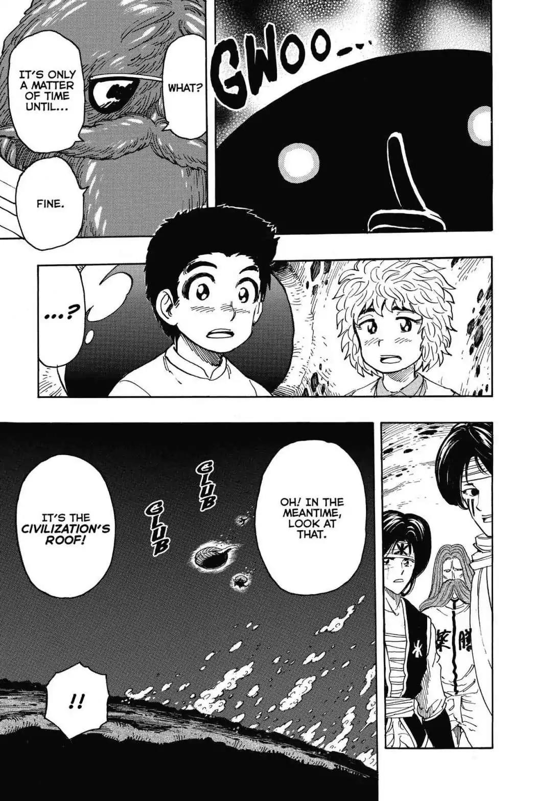 Toriko Chapter 328 page 13 - Chapter 328: Vol.36 Gourmet 328: Civilization Roof!!