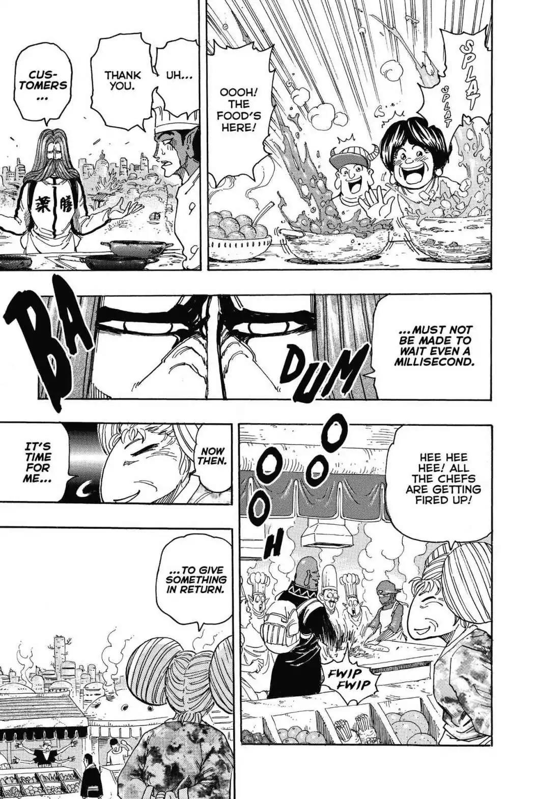 Toriko Chapter 329 page 11 - Chapter 329: Vol.36 Gourmet 329: Chefs All Fire Up!!