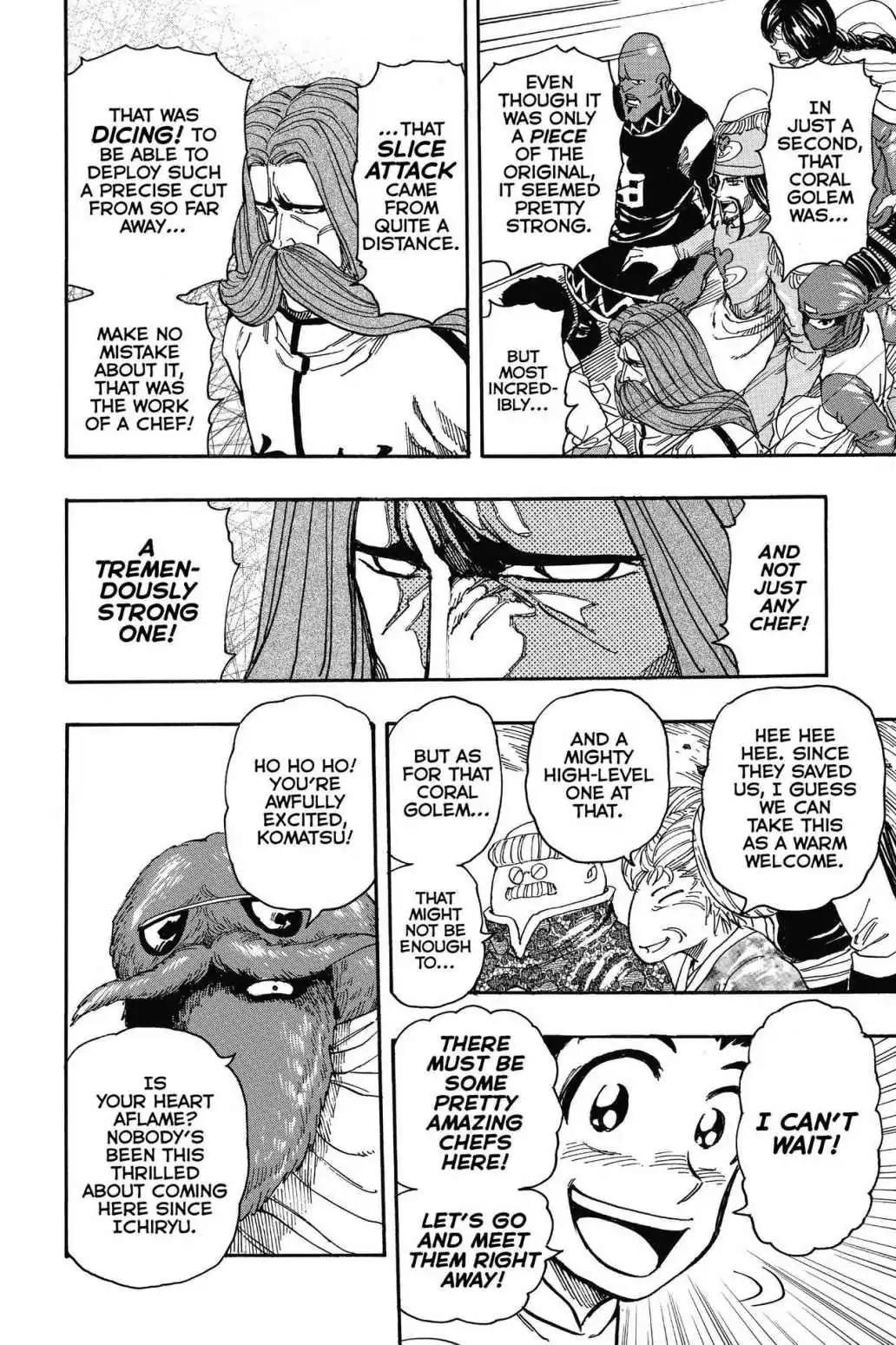 Toriko Chapter 329 page 4 - Chapter 329: Vol.36 Gourmet 329: Chefs All Fire Up!!