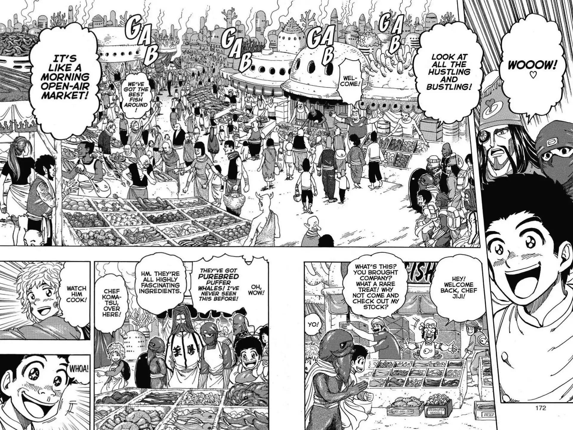 Toriko Chapter 329 page 6 - Chapter 329: Vol.36 Gourmet 329: Chefs All Fire Up!!