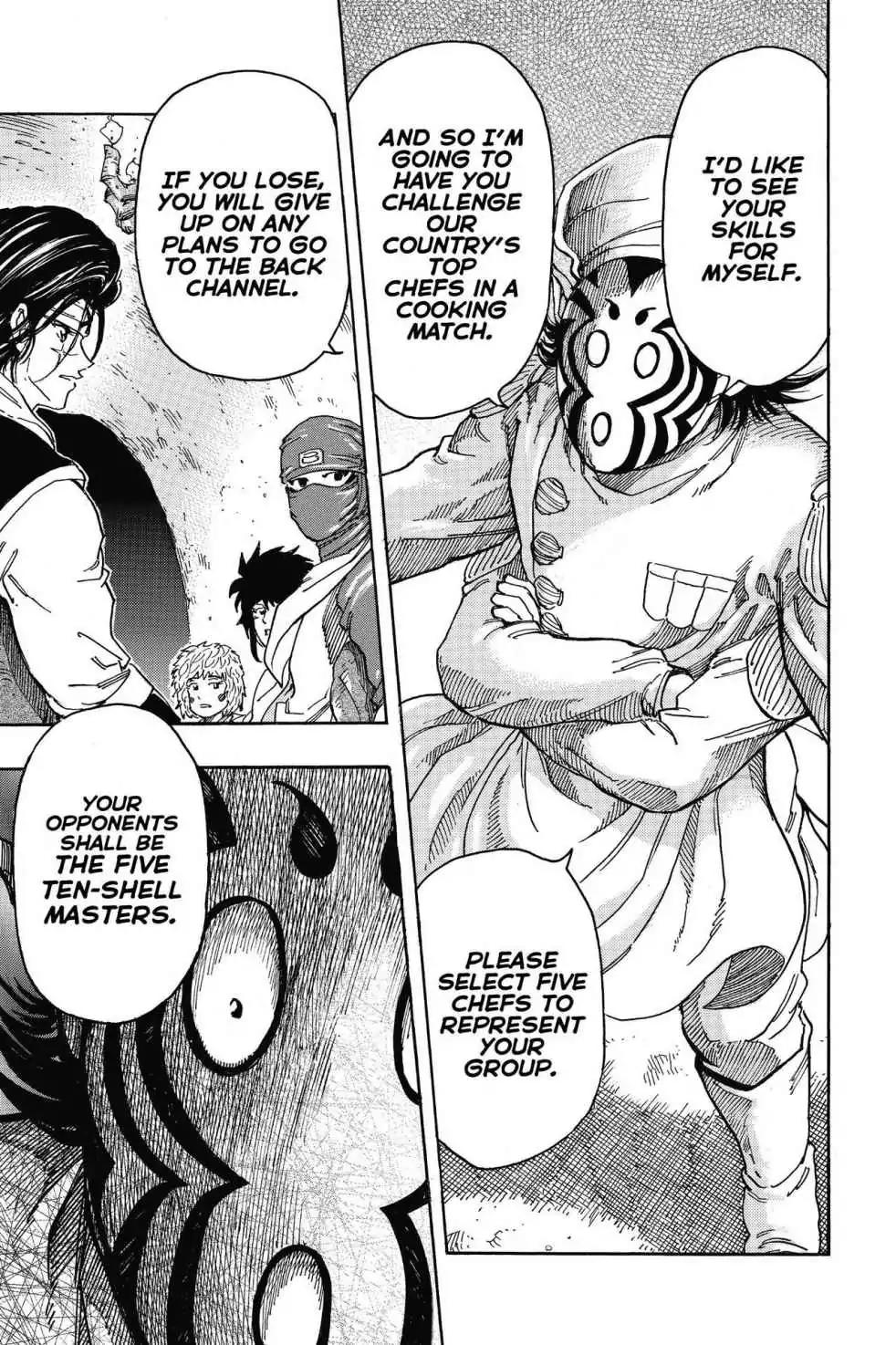 Toriko Chapter 330 page 15 - Chapter 330: Vol.36 Gourmet 330: Encounter & Showndown!!