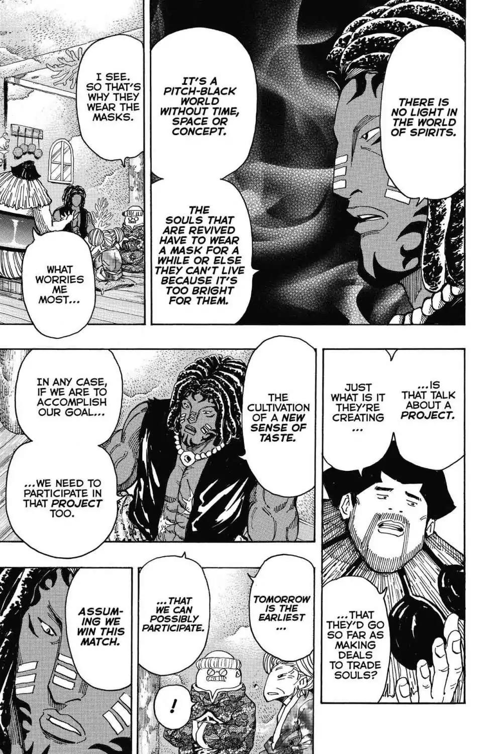 Toriko Chapter 331 page 19 - Chapter 331: Vol.37 Gourmet 331: The Odd Mask!!