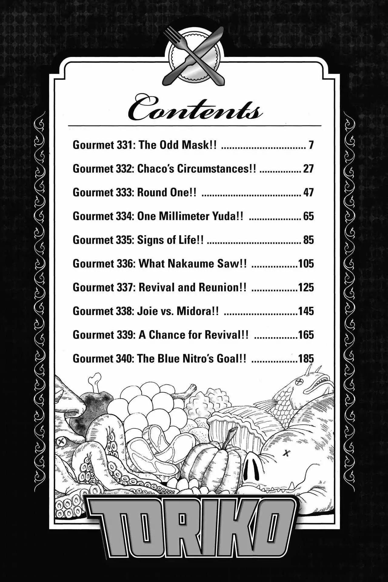 Toriko Chapter 331 page 6 - Chapter 331: Vol.37 Gourmet 331: The Odd Mask!!