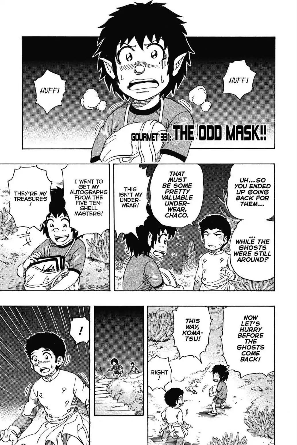 Toriko Chapter 331 page 7 - Chapter 331: Vol.37 Gourmet 331: The Odd Mask!!