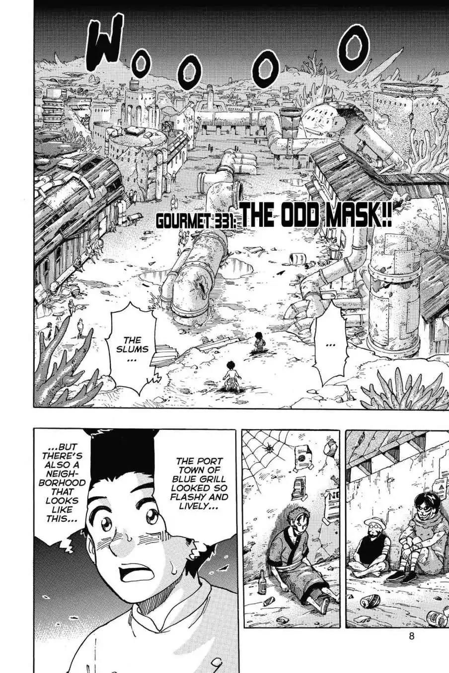 Toriko Chapter 331 page 8 - Chapter 331: Vol.37 Gourmet 331: The Odd Mask!!