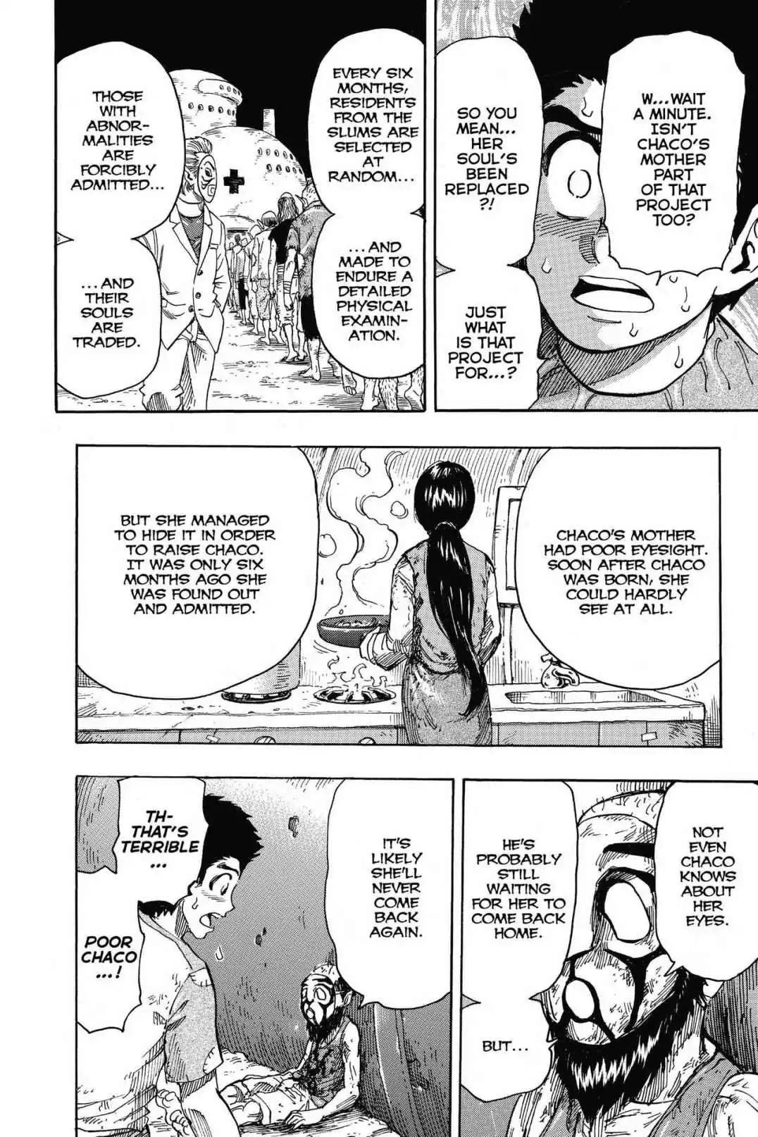 Toriko Chapter 332 page 14 - Chapter 332: Vol.37 Gourmet 332: Chaco's Circumstances!!