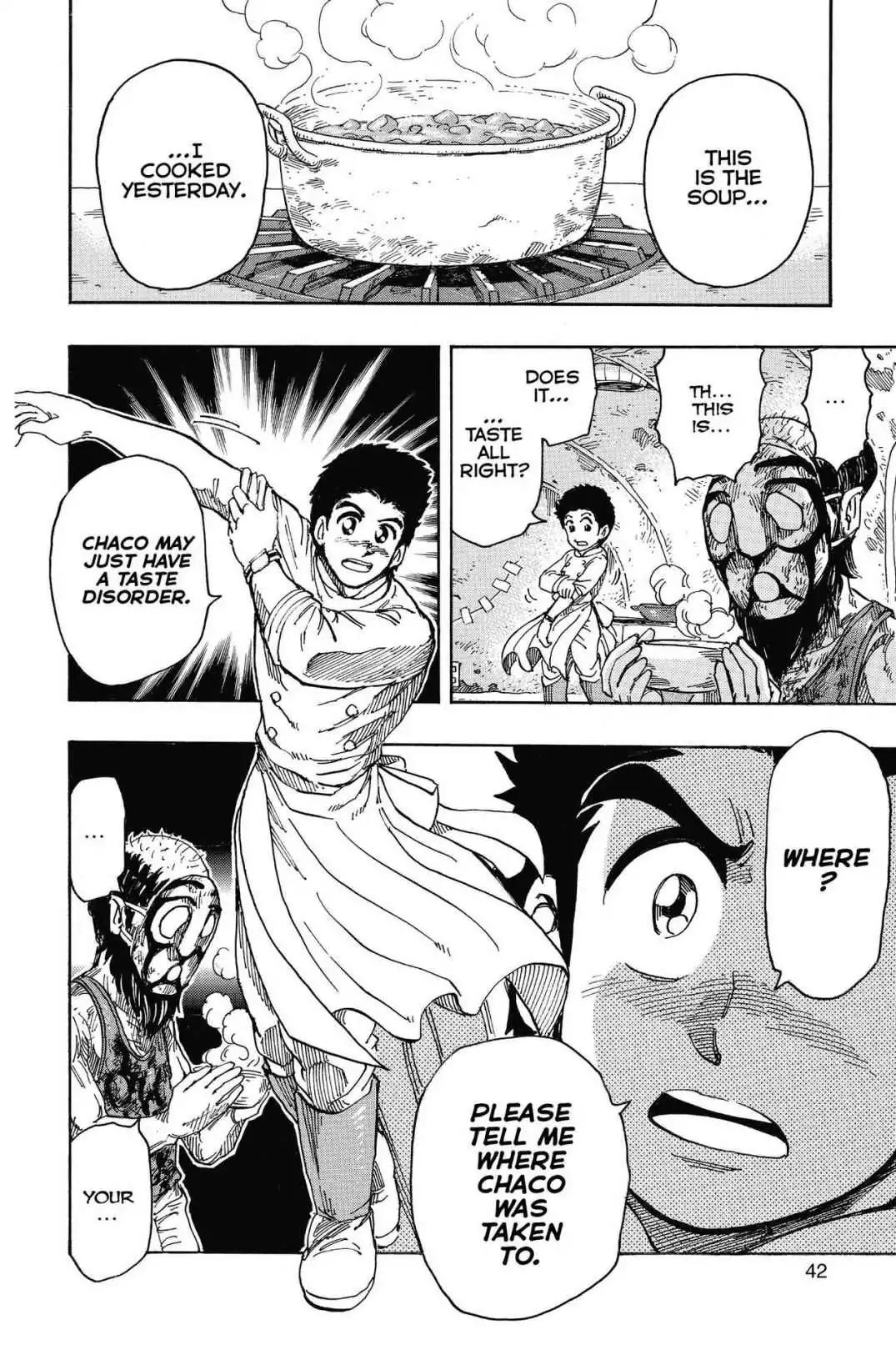 Toriko Chapter 332 page 16 - Chapter 332: Vol.37 Gourmet 332: Chaco's Circumstances!!