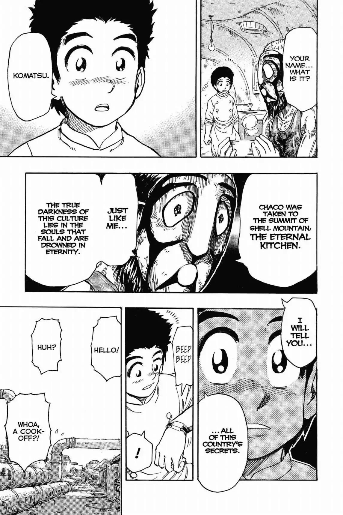 Toriko Chapter 332 page 17 - Chapter 332: Vol.37 Gourmet 332: Chaco's Circumstances!!