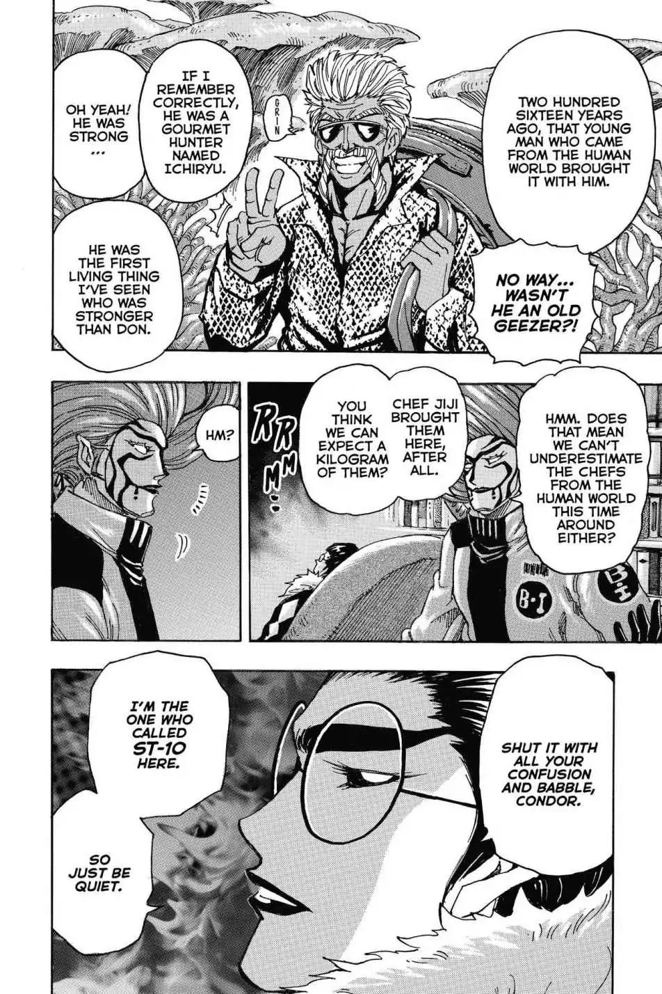 Toriko Chapter 332 page 6 - Chapter 332: Vol.37 Gourmet 332: Chaco's Circumstances!!