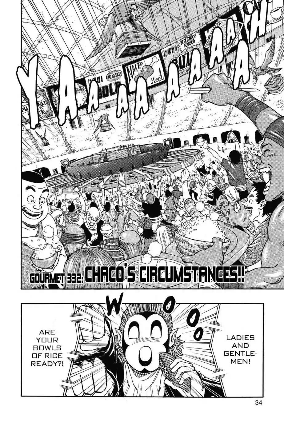 Toriko Chapter 332 page 8 - Chapter 332: Vol.37 Gourmet 332: Chaco's Circumstances!!