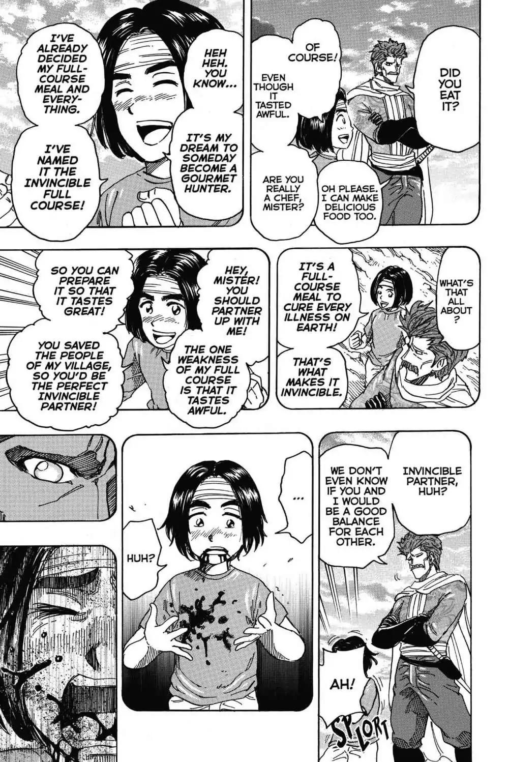 Toriko Chapter 334 page 13 - Chapter 334: Vol.37 Gourmet 334: One Milimeter Yuda!!