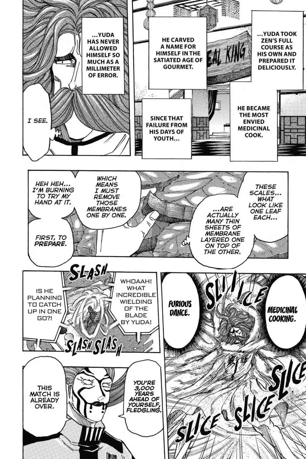 Toriko Chapter 334 page 16 - Chapter 334: Vol.37 Gourmet 334: One Milimeter Yuda!!