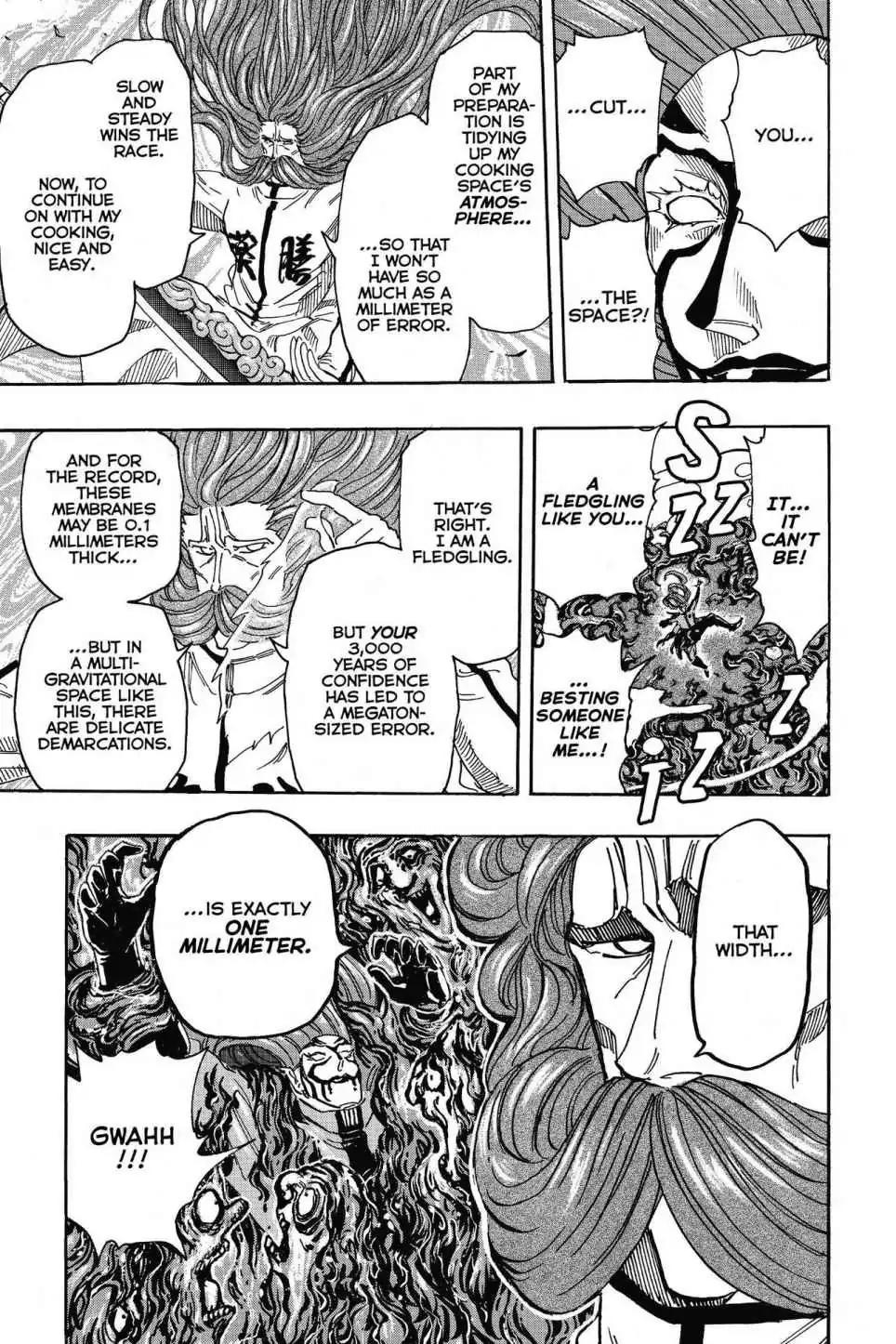 Toriko Chapter 334 page 19 - Chapter 334: Vol.37 Gourmet 334: One Milimeter Yuda!!