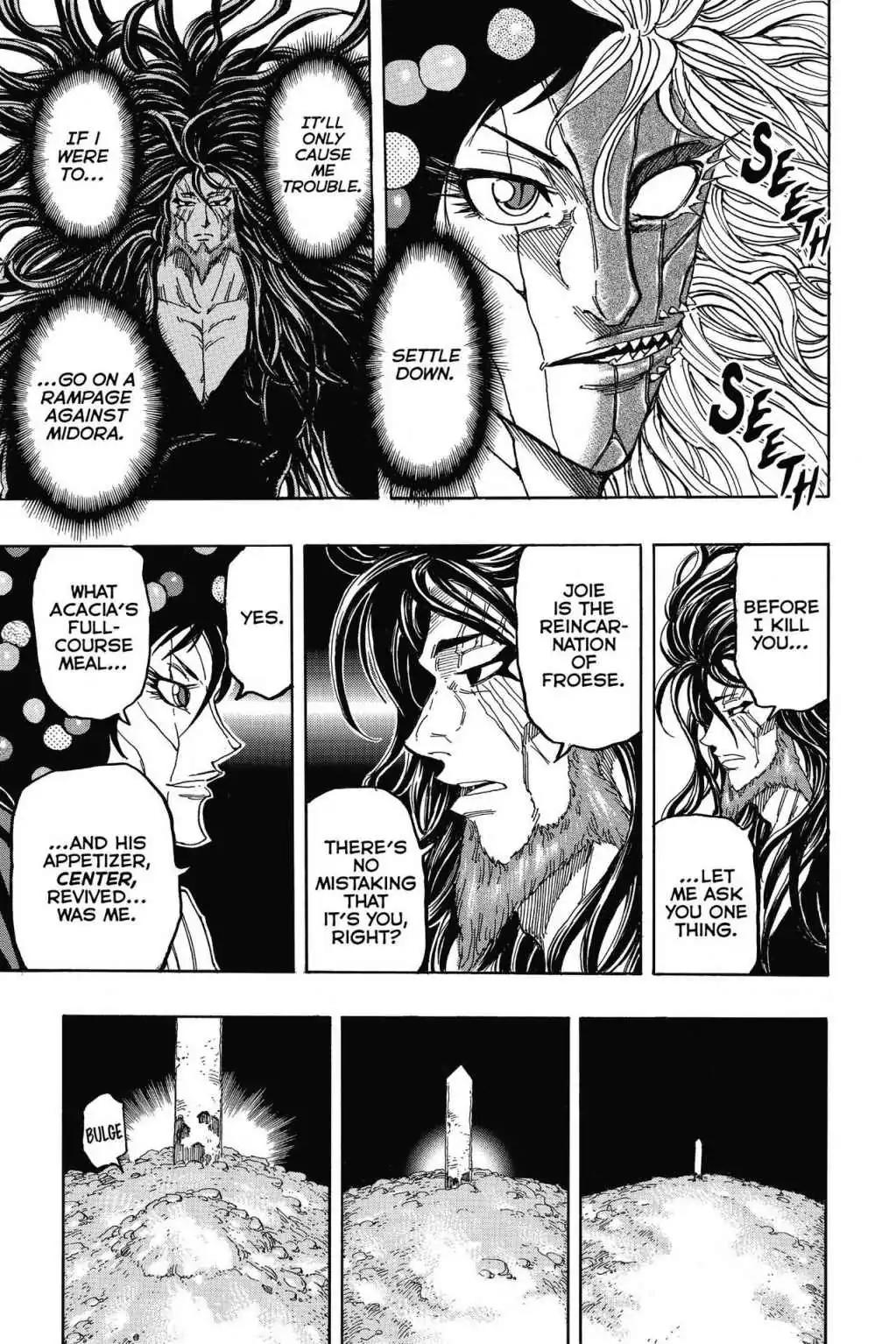 Toriko Chapter 338 page 11 - Chapter 338: Vol.37 Gourmet 338: Joie and Midora!!