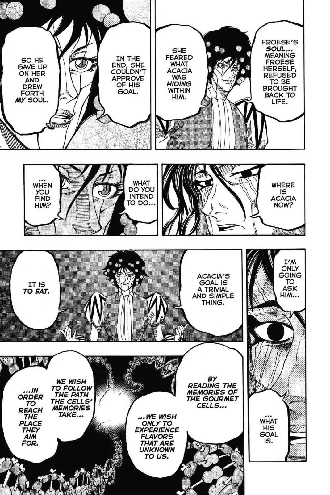 Toriko Chapter 338 page 13 - Chapter 338: Vol.37 Gourmet 338: Joie and Midora!!