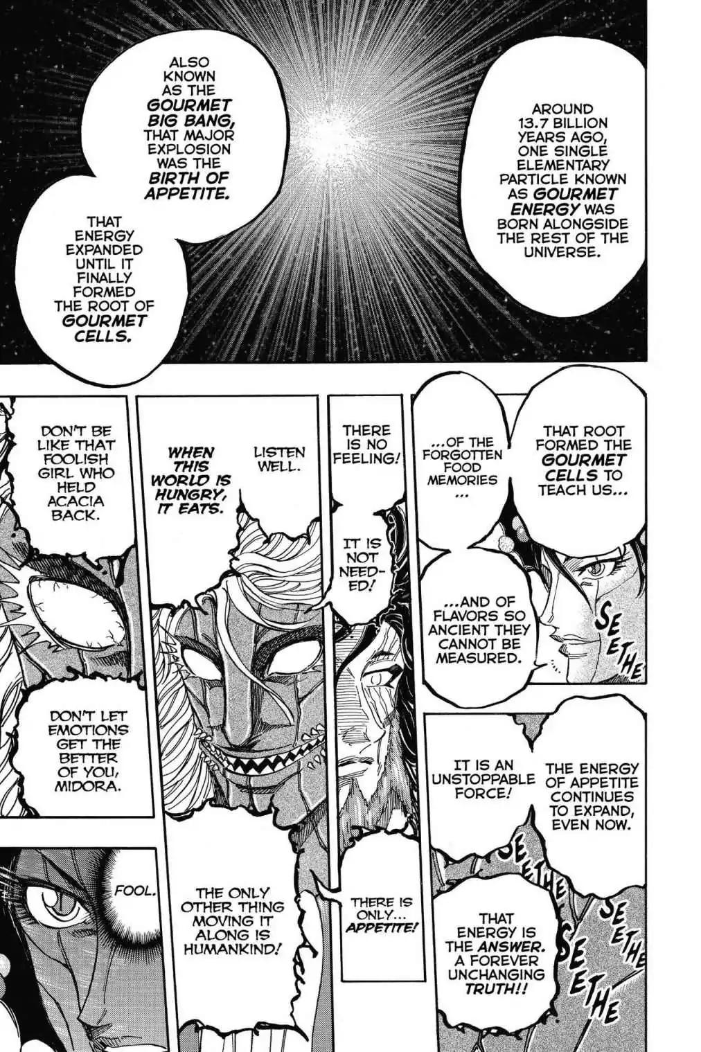 Toriko Chapter 338 page 15 - Chapter 338: Vol.37 Gourmet 338: Joie and Midora!!