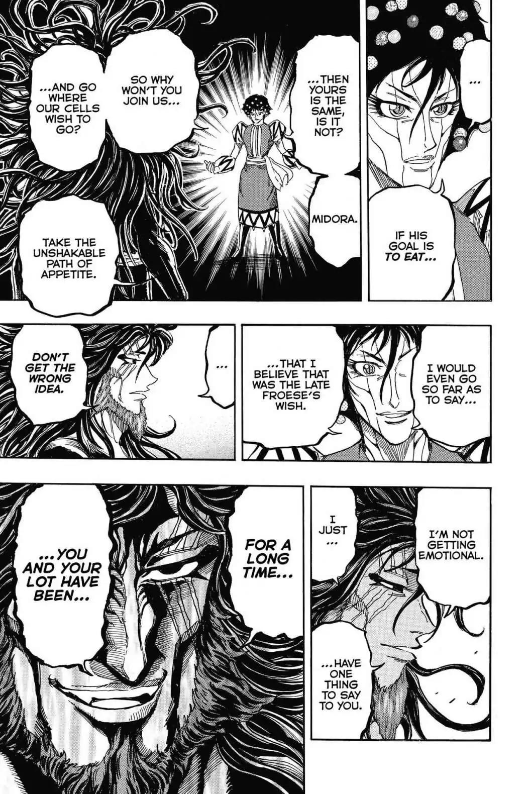 Toriko Chapter 338 page 17 - Chapter 338: Vol.37 Gourmet 338: Joie and Midora!!