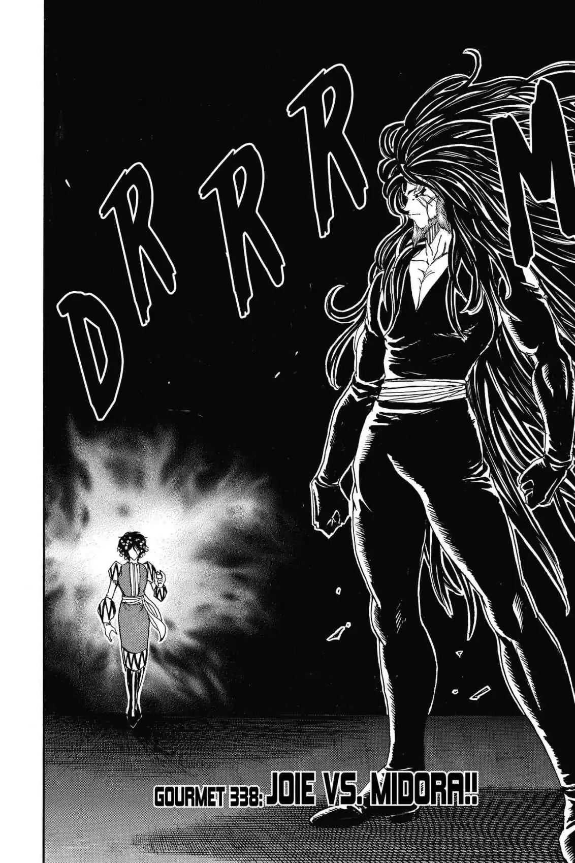 Toriko Chapter 338 page 6 - Chapter 338: Vol.37 Gourmet 338: Joie and Midora!!