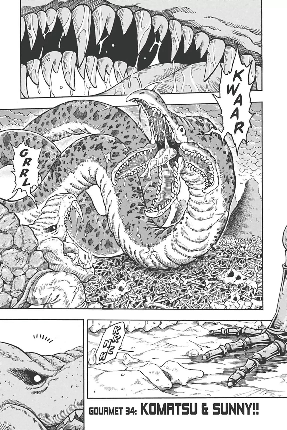 Toriko Chapter 34 page 1 - Chapter 34: Vol.4 Gourmet 34: Komatsu & Sunny!!