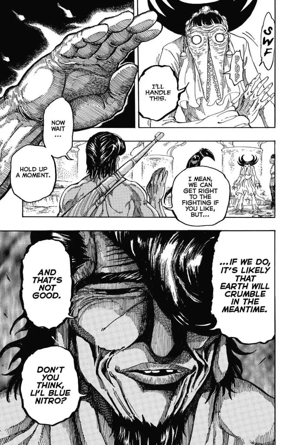Toriko Chapter 340 page 10 - Chapter 340: Vol.37 Gourmet 340: The Blue Nitro's Goal!!