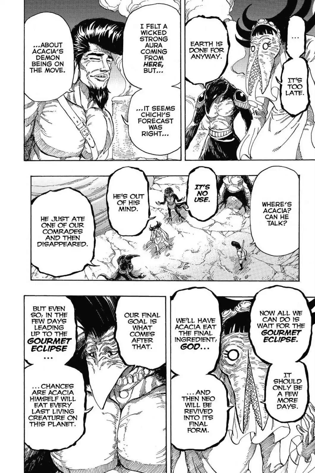 Toriko Chapter 340 page 11 - Chapter 340: Vol.37 Gourmet 340: The Blue Nitro's Goal!!