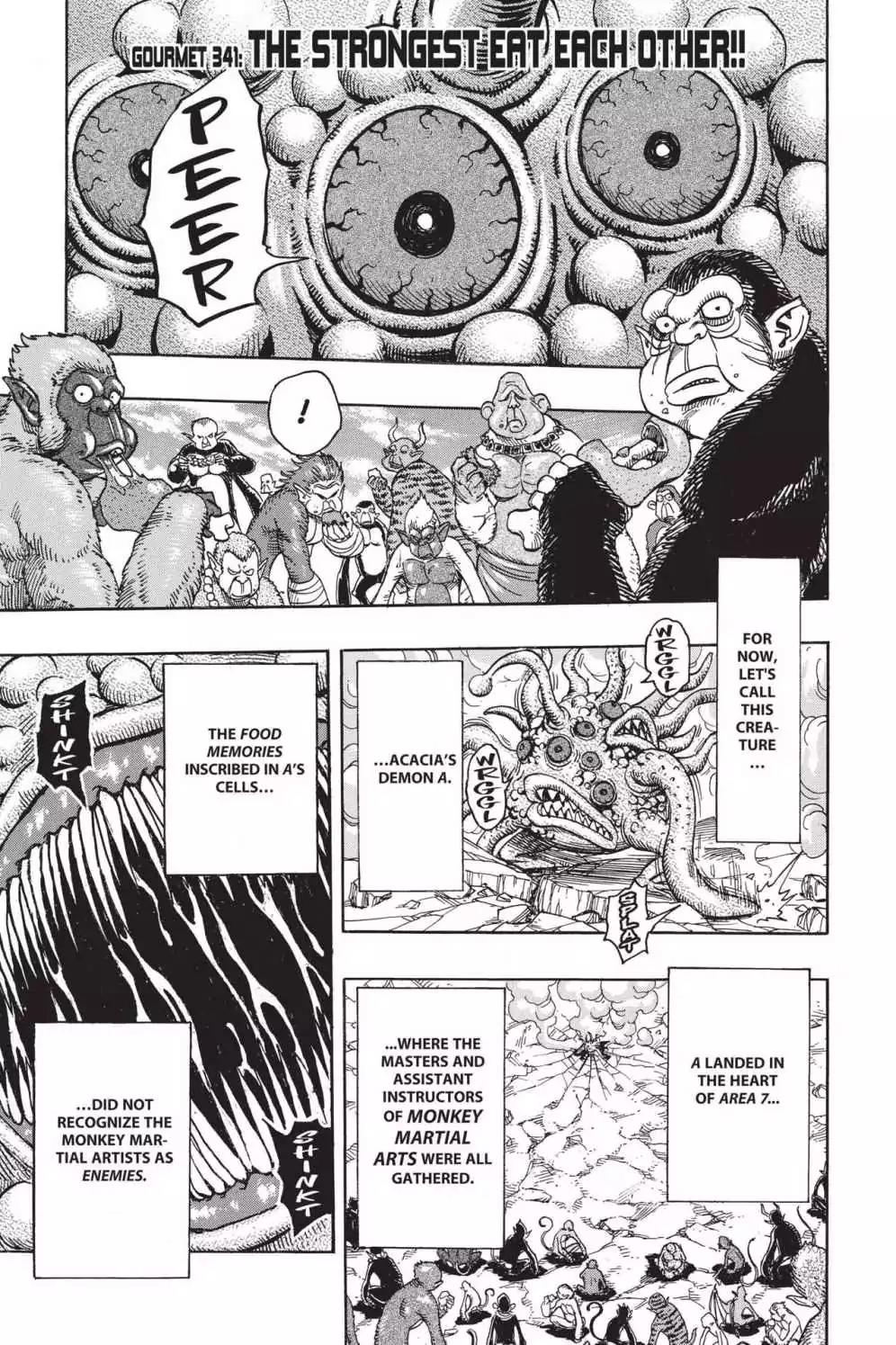 Toriko Chapter 341 page 7 - Chapter 341: Vol.38 Gourmet 341: The Strongest Eat Each Other!!