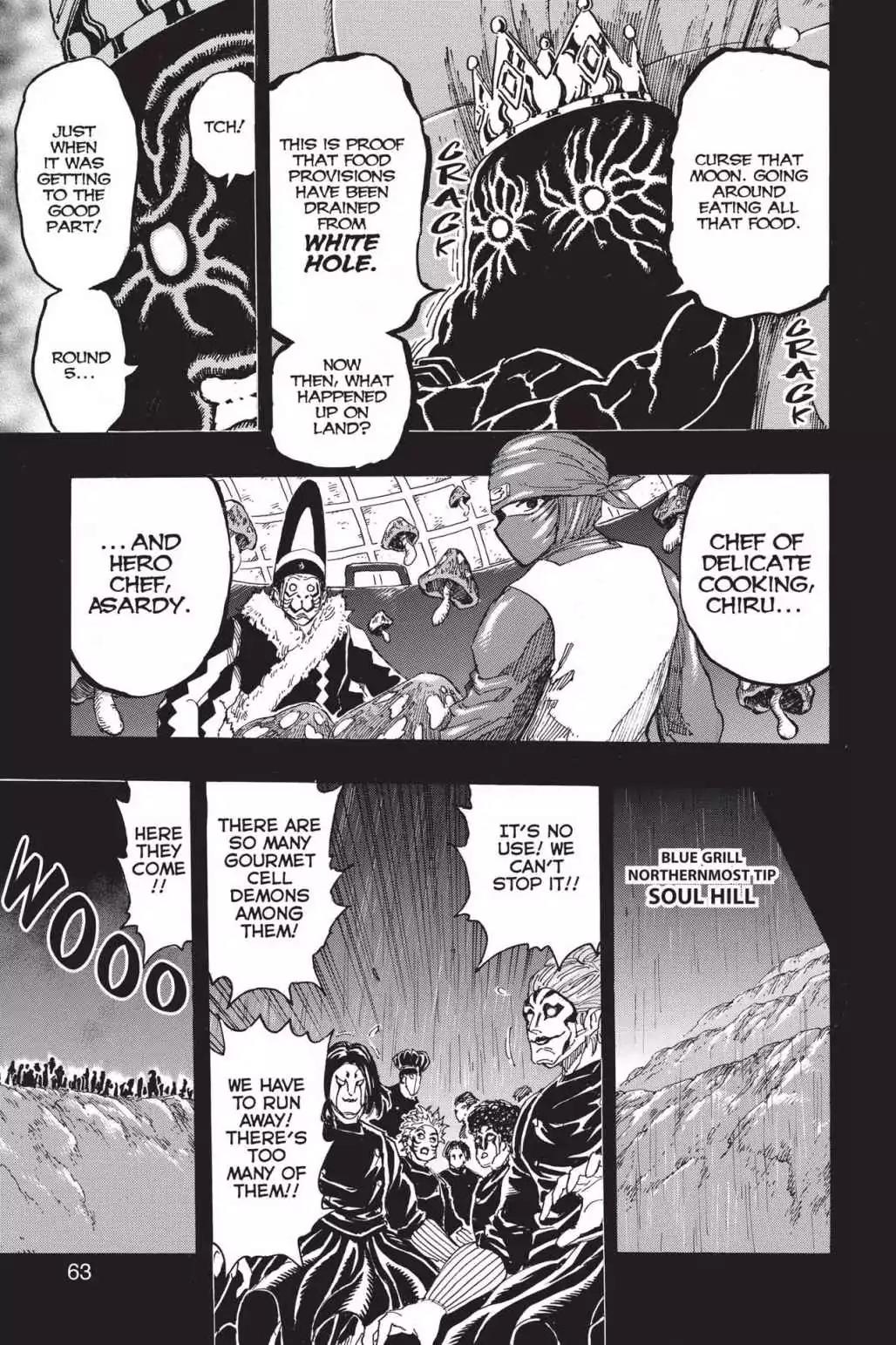 Toriko Chapter 343 page 16 - Chapter 343: Vol.38 Gourmet 343: Direct Hit Don!!