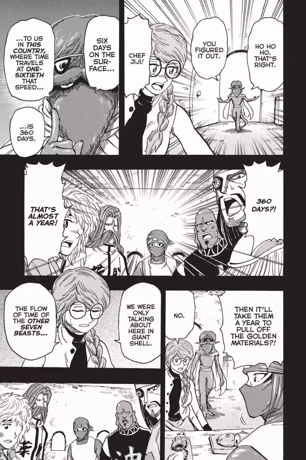 Toriko Chapter 347 page 13 - Chapter 347: Vol.38 Gourmet 347: Tested Knights!!