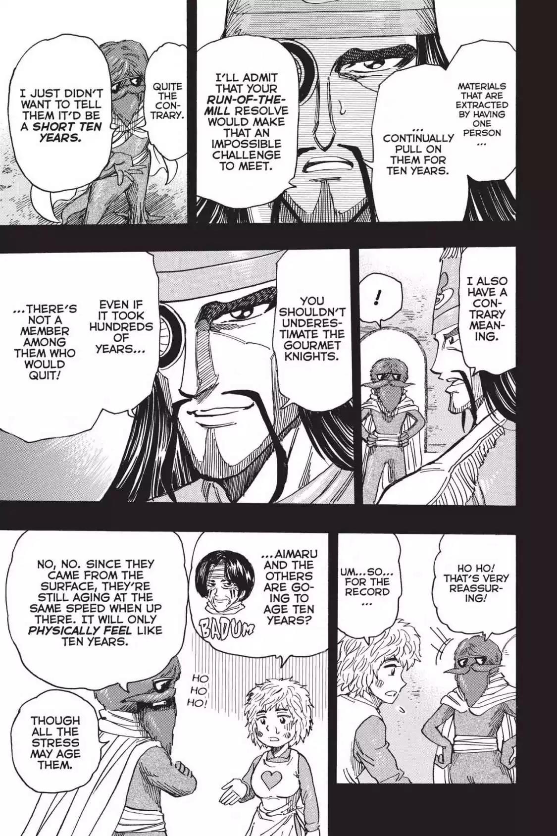 Toriko Chapter 347 page 17 - Chapter 347: Vol.38 Gourmet 347: Tested Knights!!