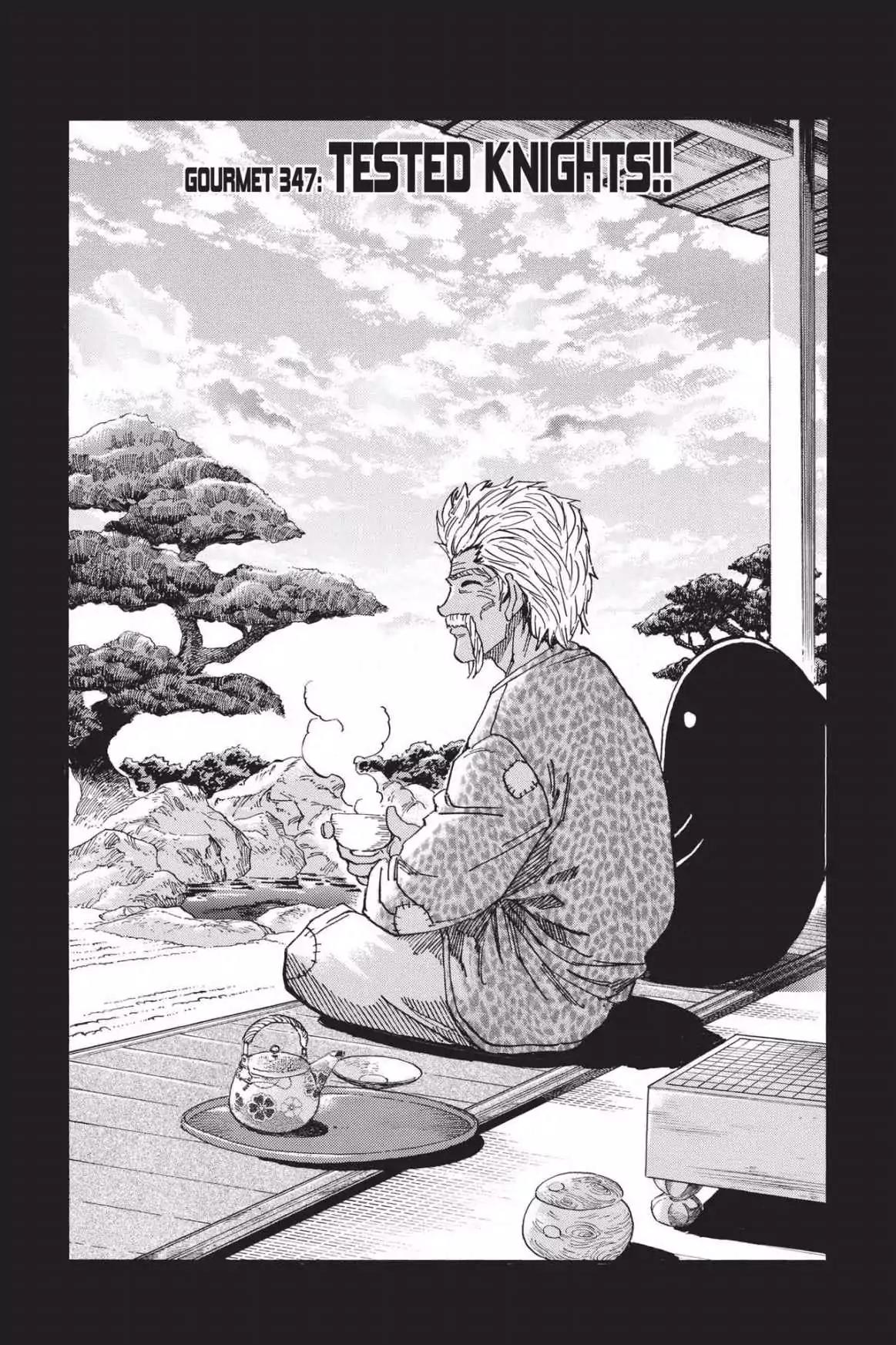 Toriko Chapter 347 page 2 - Chapter 347: Vol.38 Gourmet 347: Tested Knights!!