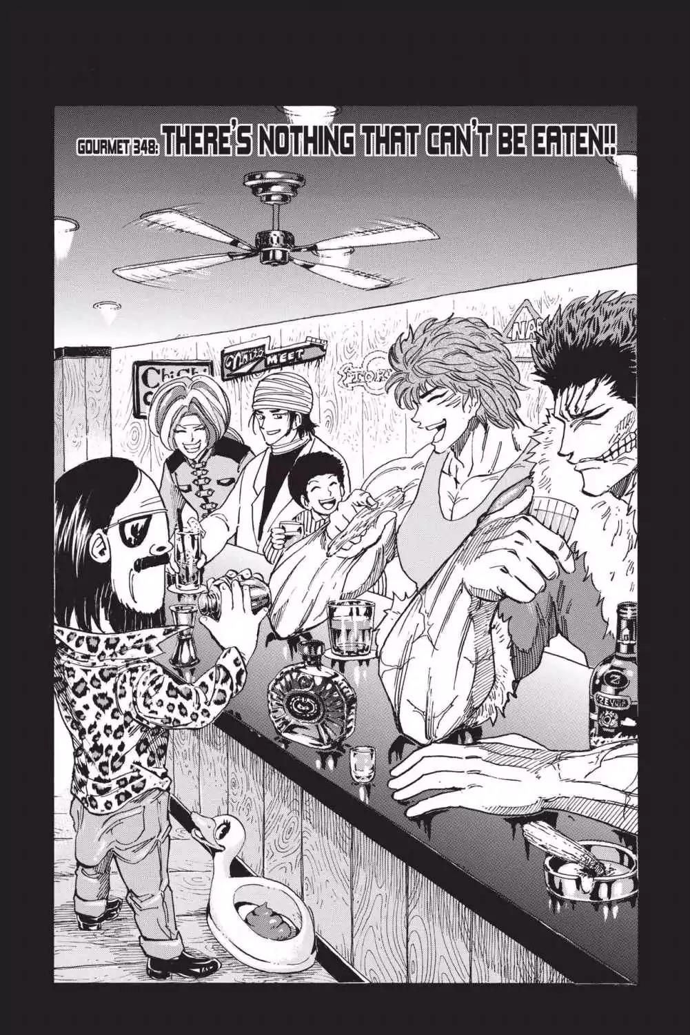 Toriko Chapter 348 page 8 - Chapter 348: Vol.38 Gourmet 348: There's Nothing That Can't Be Eaten!!