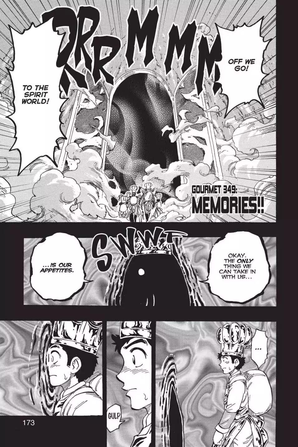 Toriko Chapter 349 page 1 - Chapter 349: Vol.38 Gourmet 349: Memories!!