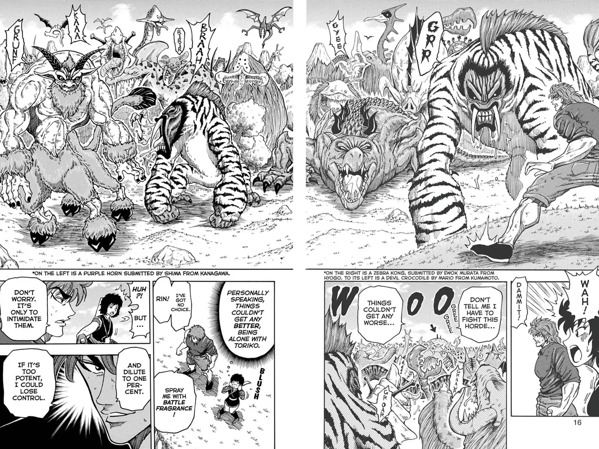 Toriko Chapter 35 page 15 - Chapter 35: Vol.5 Gourmet 35: The Regal Plateau!!