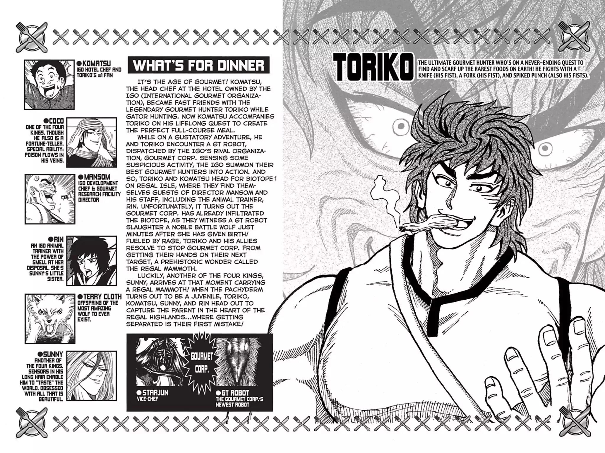 Toriko Chapter 35 page 5 - Chapter 35: Vol.5 Gourmet 35: The Regal Plateau!!