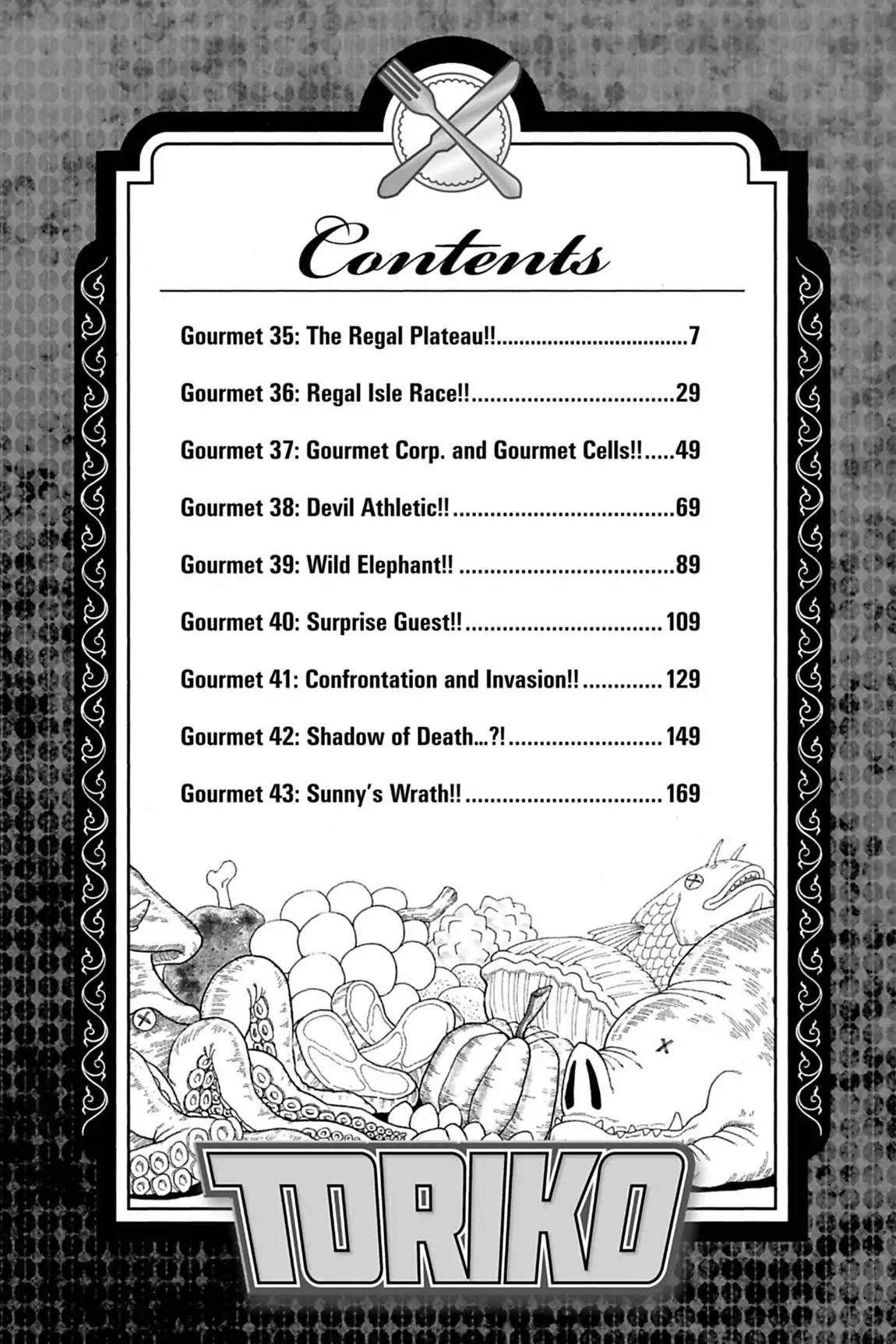 Toriko Chapter 35 page 6 - Chapter 35: Vol.5 Gourmet 35: The Regal Plateau!!