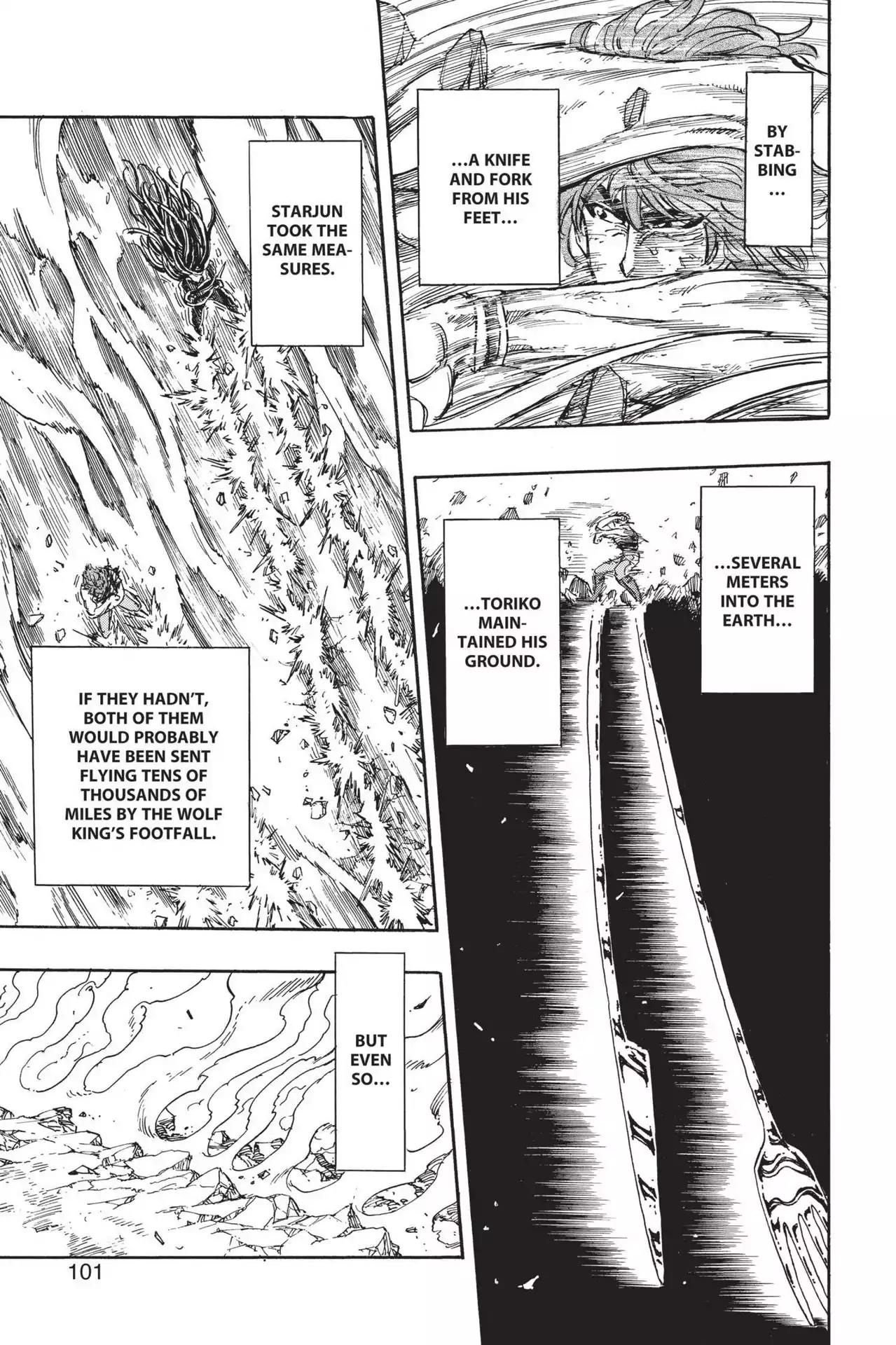 Toriko Chapter 354 page 15 - Chapter 354: Vol.39 Gourmet 354: The Footfall of the Wolf King!!